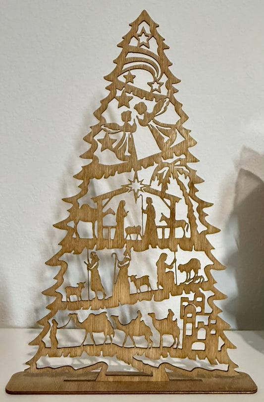 Trees - Nativity Scene Large