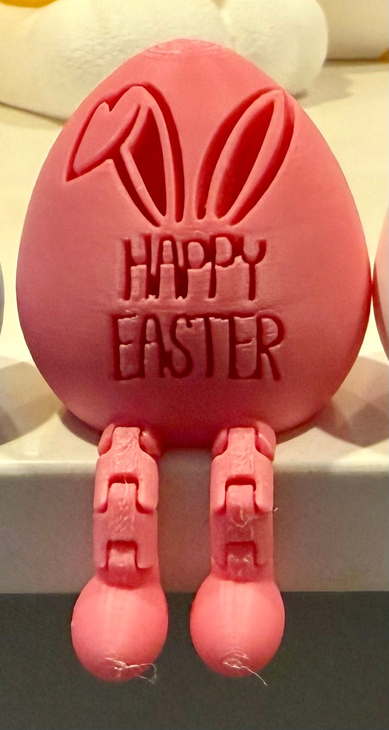 Easter Egg w/Dangling Legs