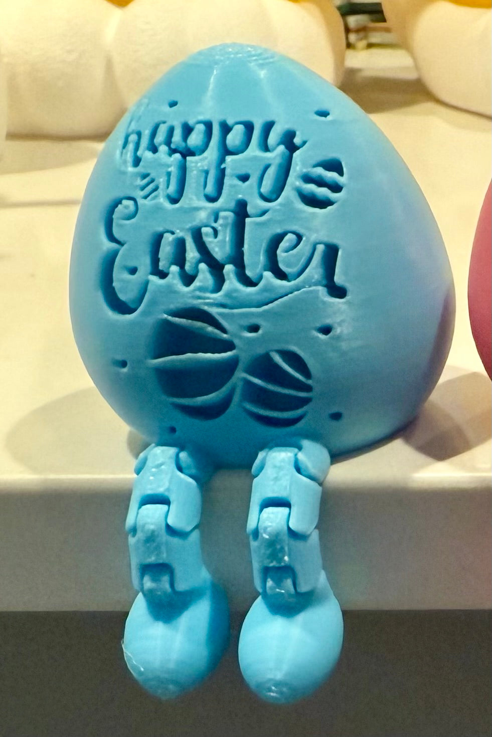 Easter Egg w/Dangling Legs